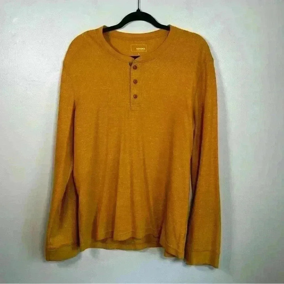Men’s Sonoma Button Up Long Sleeve Thermal - Picture 1 of 3